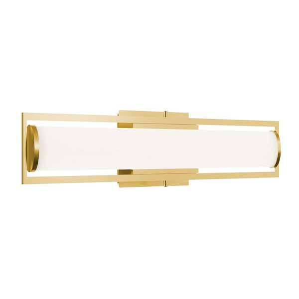 Afx Jordan LED Vanity, 36 in., Light Antique Brass Finish, 5CCT, 120-277V JRDV3604LAJUDLB - main